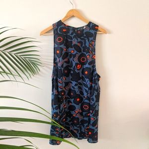 Graphic Floral Tunic/Dress